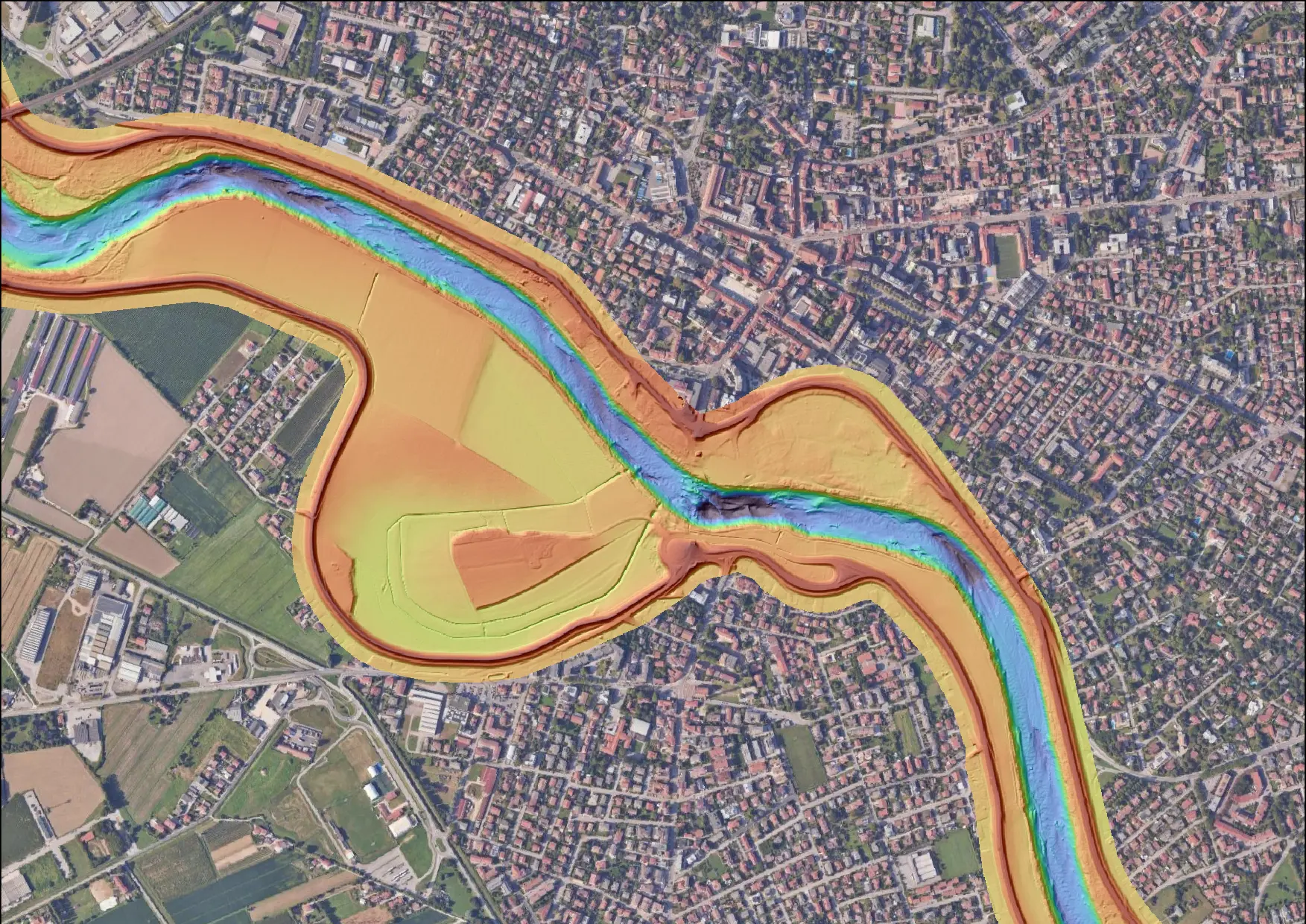 Simulazione eventi estremi e scenari di piena
