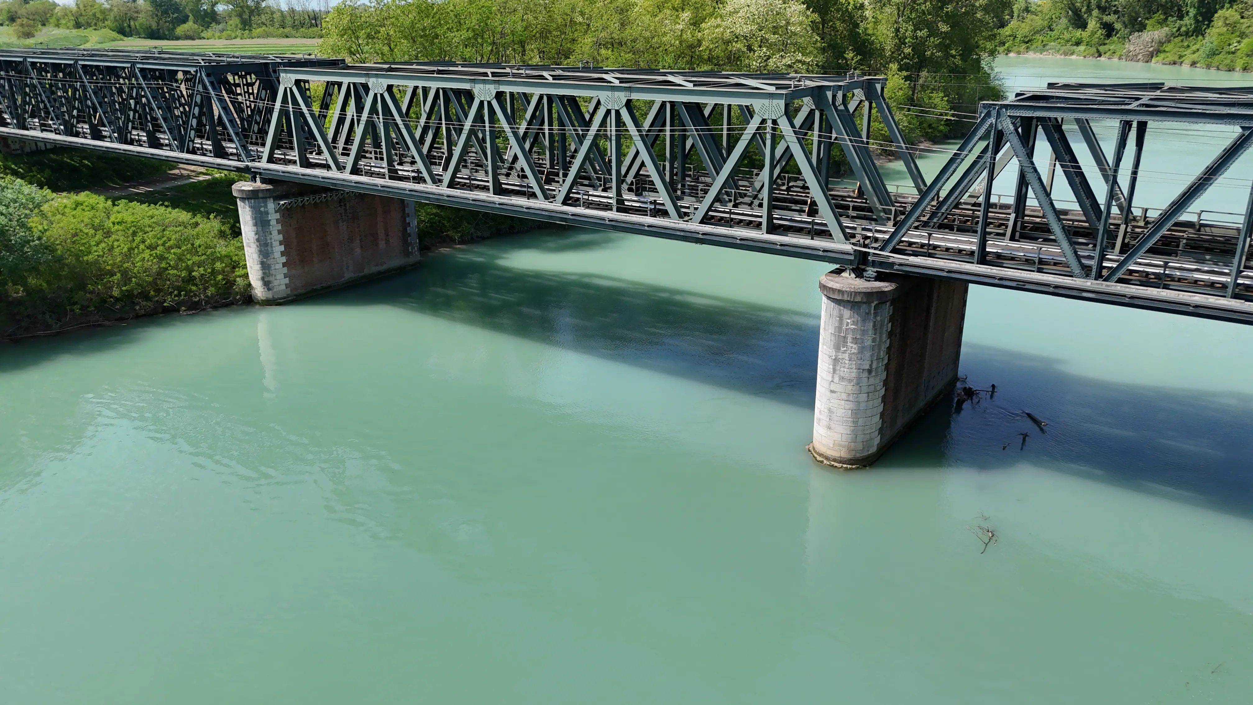 Ponte ferroviario - Foto reale del sito